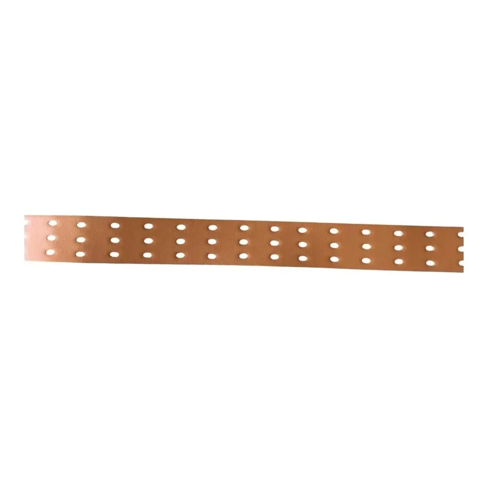 Petit Moments Classic Belt Gold Tone Buckle Tan Leather Women's Size M/L New